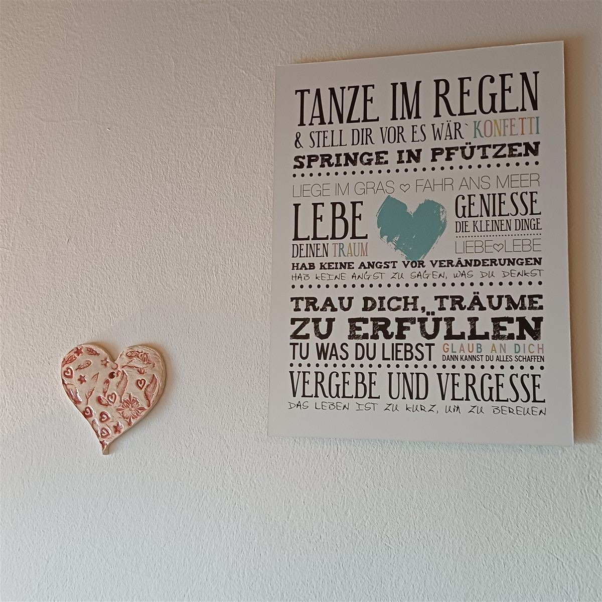„Tanze im Regen“ Wandkarte